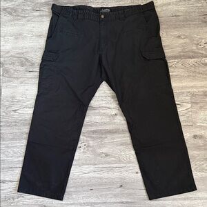 LAPG Men's Black Cargo Pants